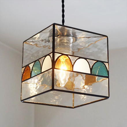 乳白ガラスシェード - アトリエ Ansan