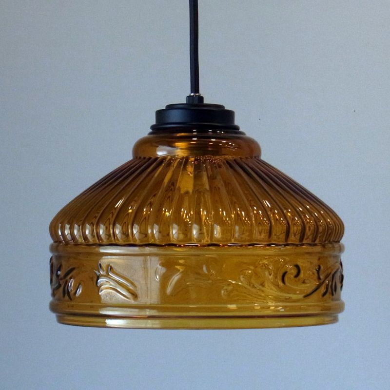 レトロペンダントライト1002 アンバー アトリエ Ansan