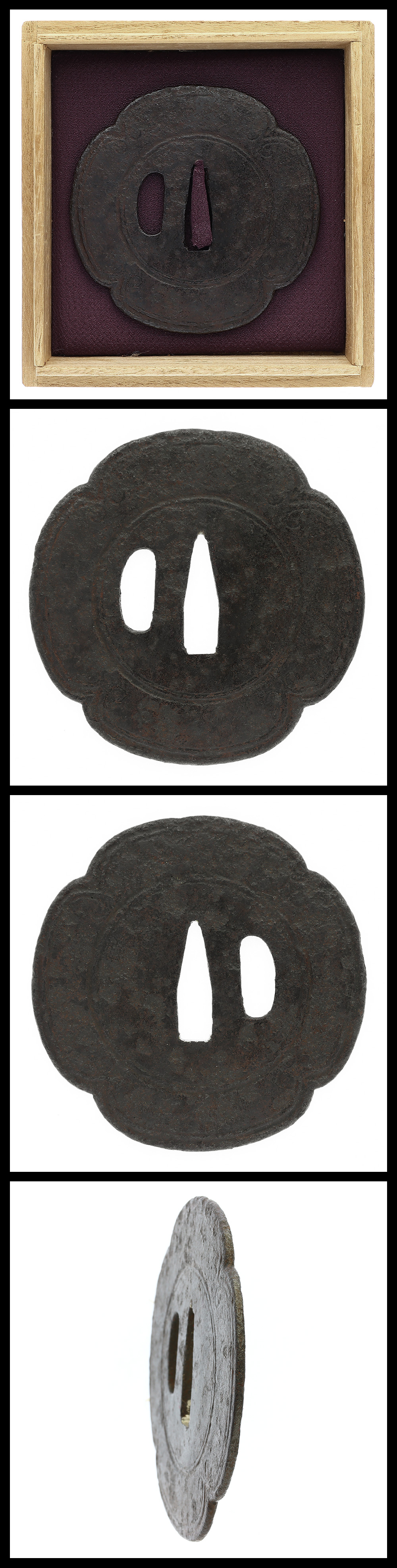 鍔：無銘(鎌倉)(保存刀装具) | 日本刀販売の葵美術