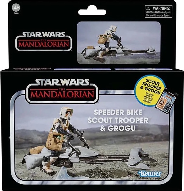 Star Wars The Vintage Collection Speeder Bike, Scout Trooper &