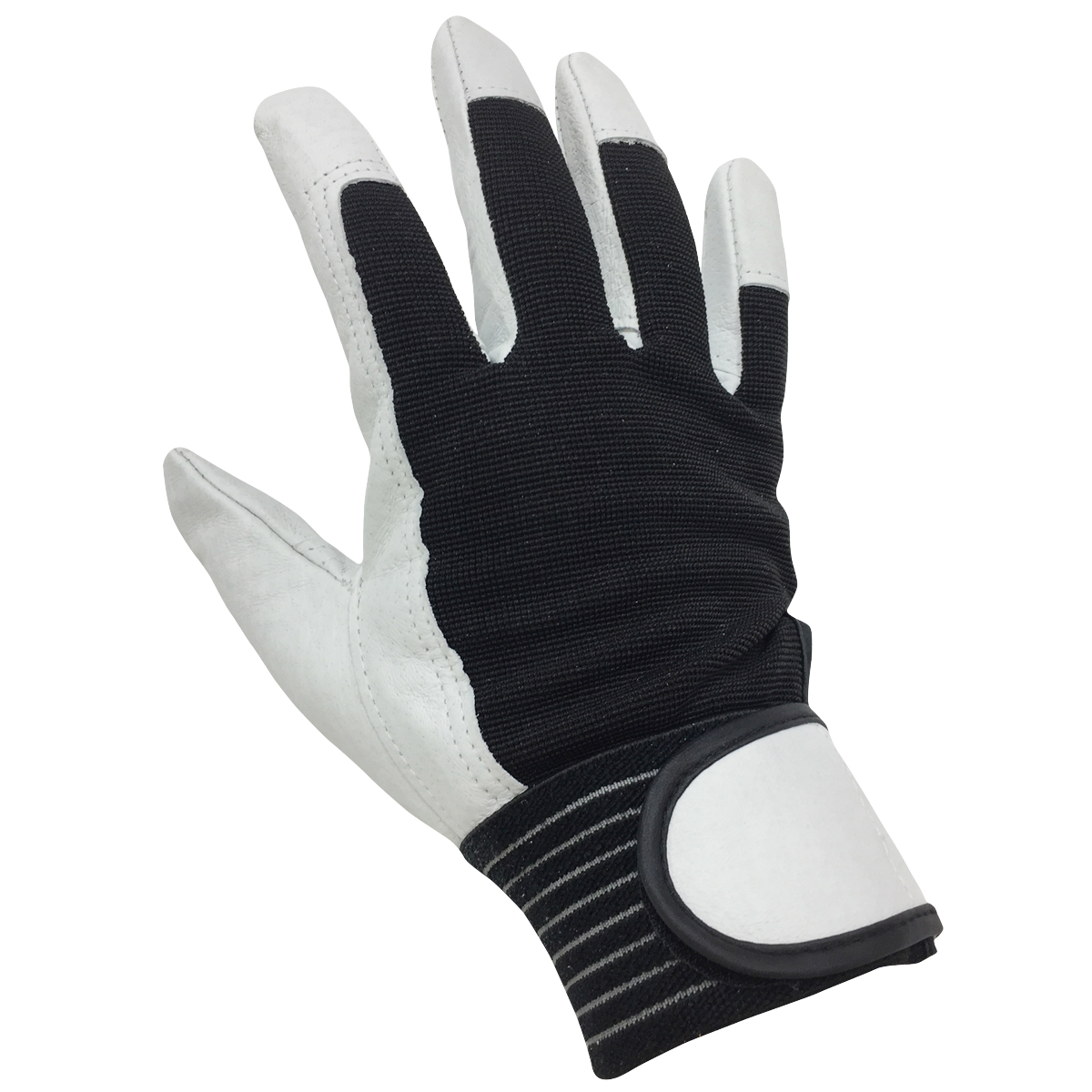ポリスグローブ 合成革手袋 黒 LL 、白L 2つセット ゴルフ グローブ