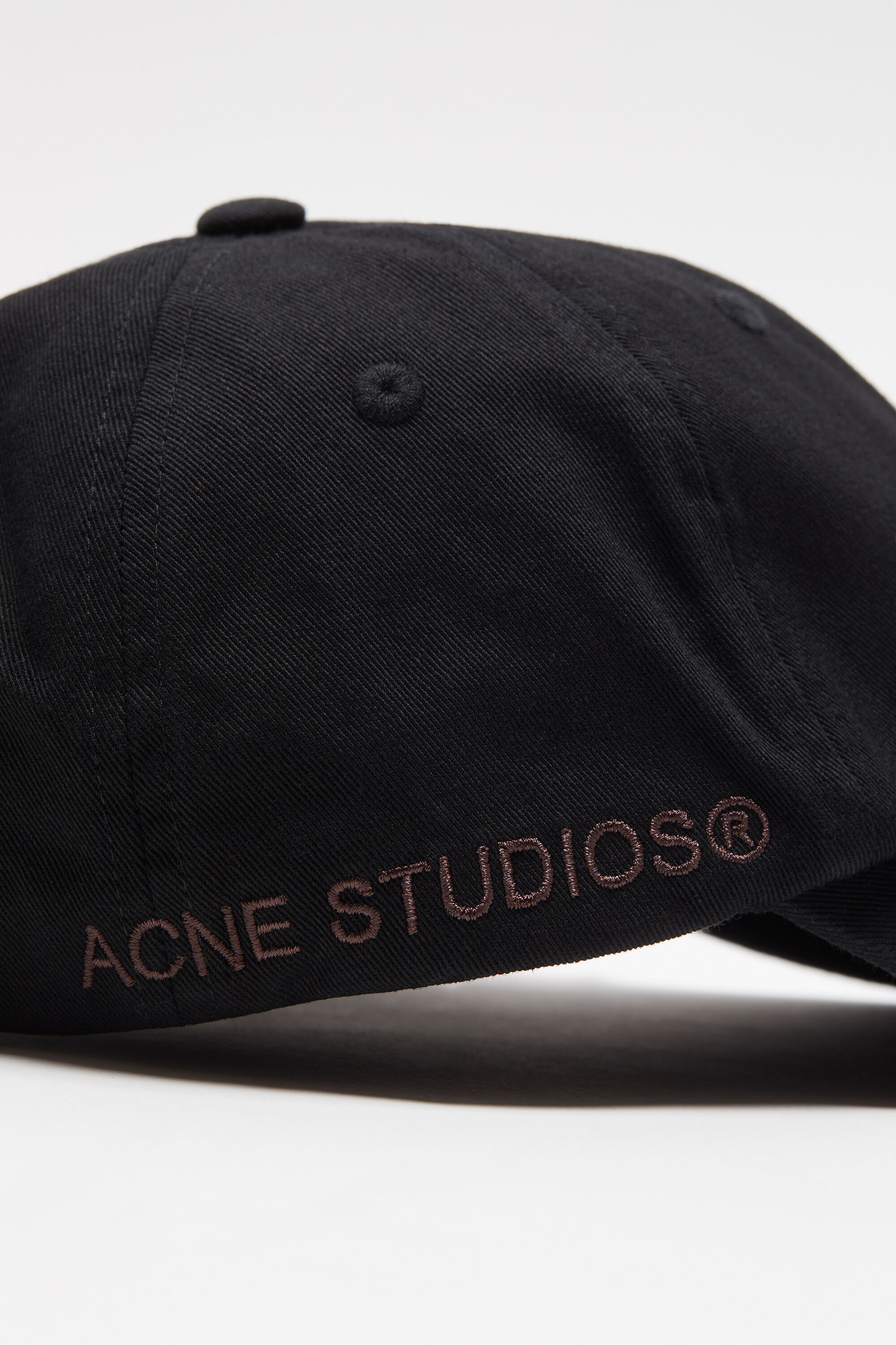 Acne Studios - Cotton twill cap - Black