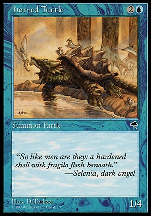 MTG 簡体字イラスト版 角海亀 Horned Turtle ポータル 他言語 Horned