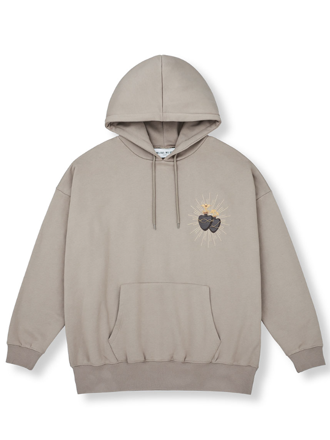 NIL DUE / NIL UN TOKYO - 刺繍ハート -フーディ - EMBROIDERY HEART