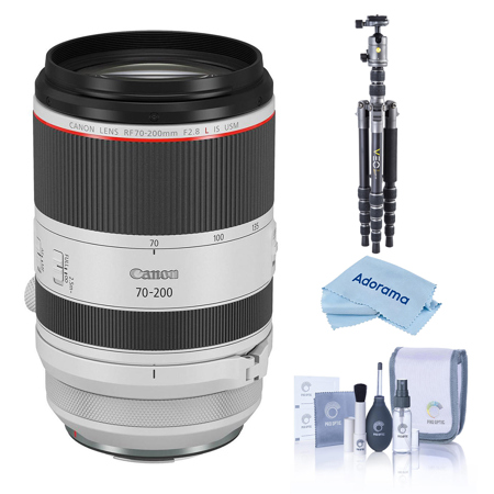 Canon RF 70-200mm f/2.8 L IS USM Lens with Vanguard VEO 3 GO 235AB