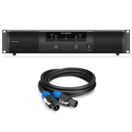 Behringer NX3000 3000W U-Lightweight Class-D Power Amplifier W/25