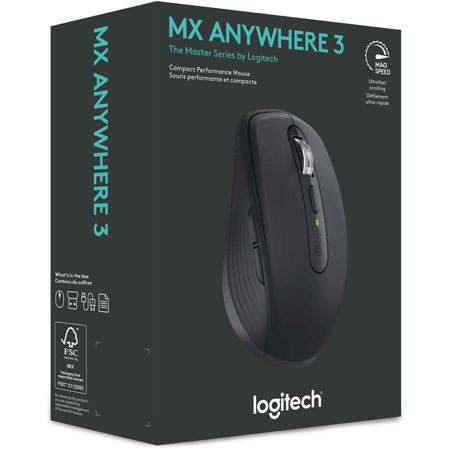 Logitech MX Anywhere 3 Wireless Mouse, Black 910-005987 - Adorama