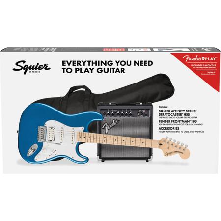 Squier Affinity Series Stratocaster HSS Guitar Pack w/ Amplifier