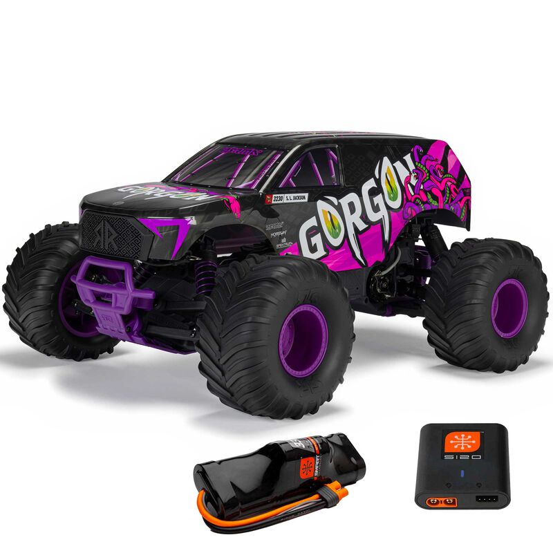 Arrma 1/10 GORGON 4X2 Brushed Monster Truck RTR w/ Batt & Charger