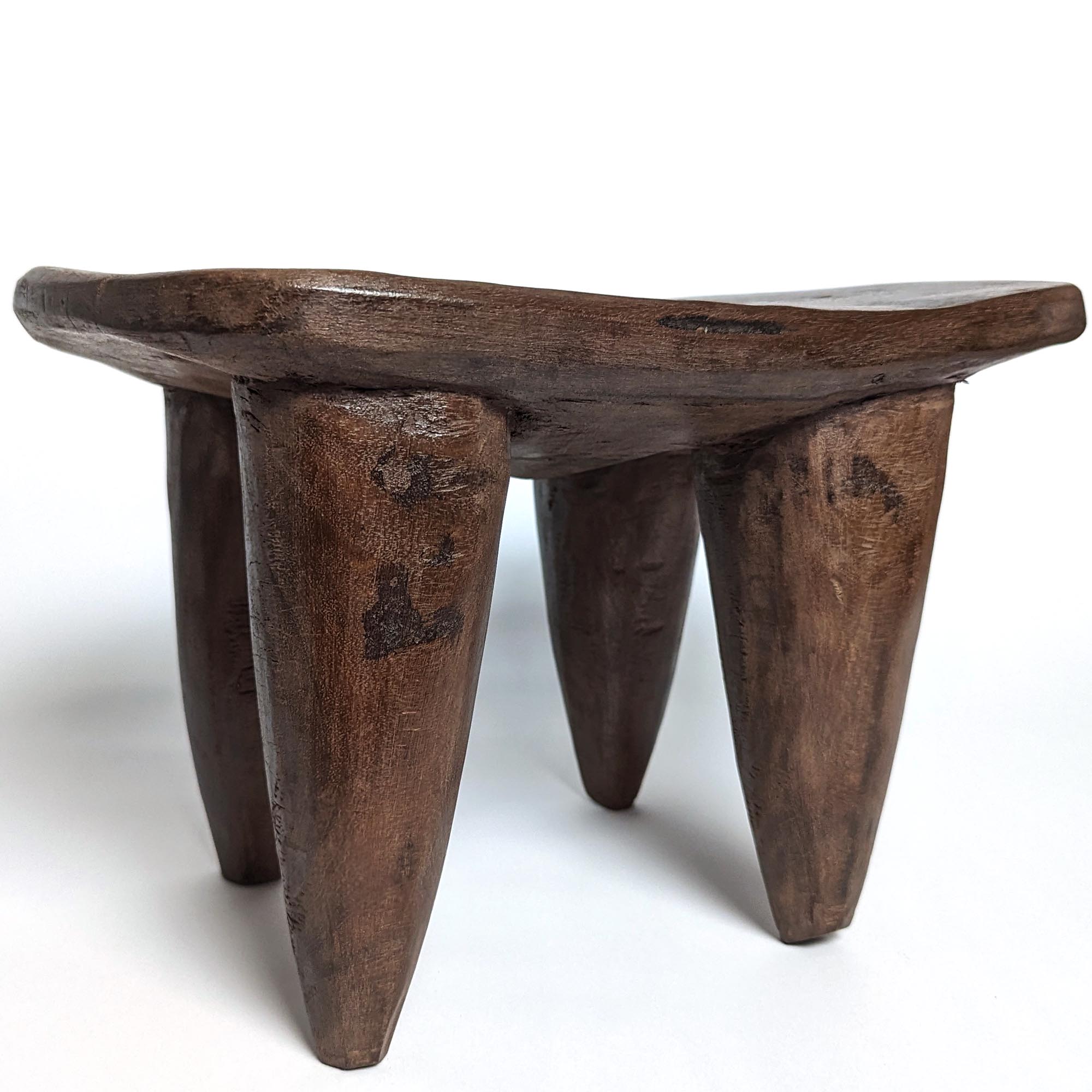 ヴィンテージ】セヌフォ族 スツール ① 椅子 民具 花台 アフリカン