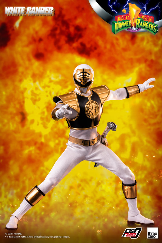 Threezero - Mighty Morphin Power Rangers - White Ranger – Ages