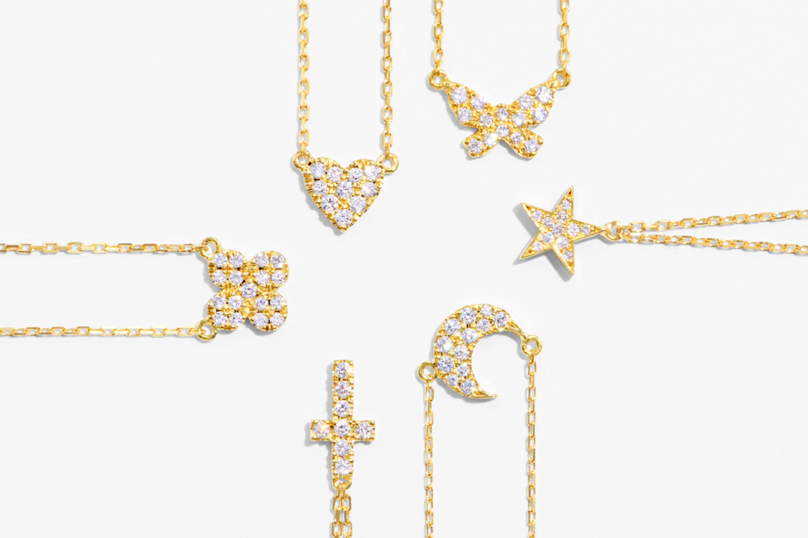 ハートパヴェ ネックレス | AHKAH / アーカー | 【公式