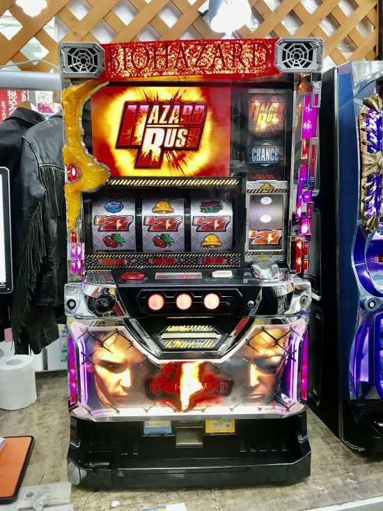 パチスロ実機 バイオハザード5 スマスロオートプレイユニット パチスロ