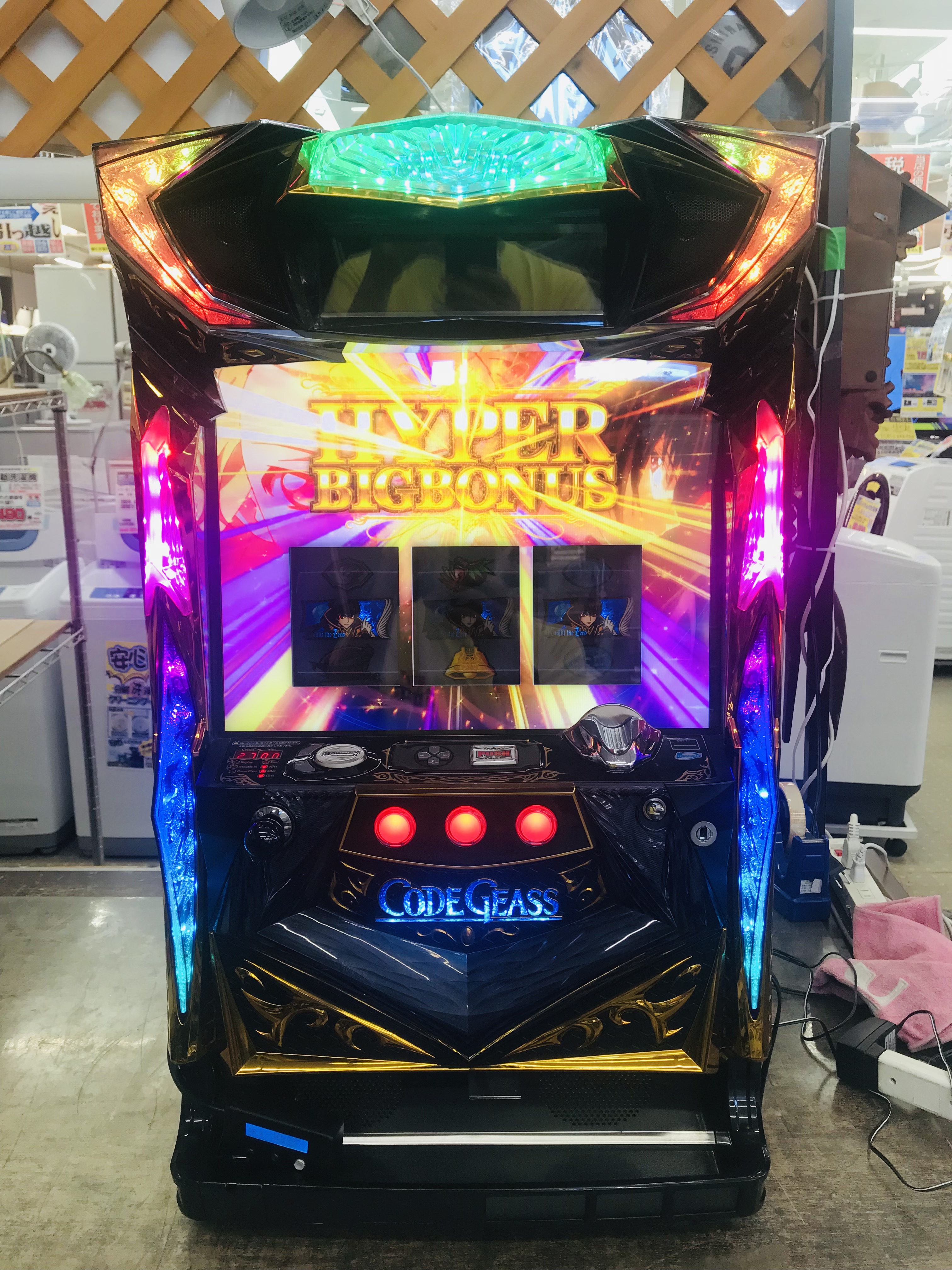パチスロ実機 コードギアス叛逆のルルーシュ パチスロ実機】コード