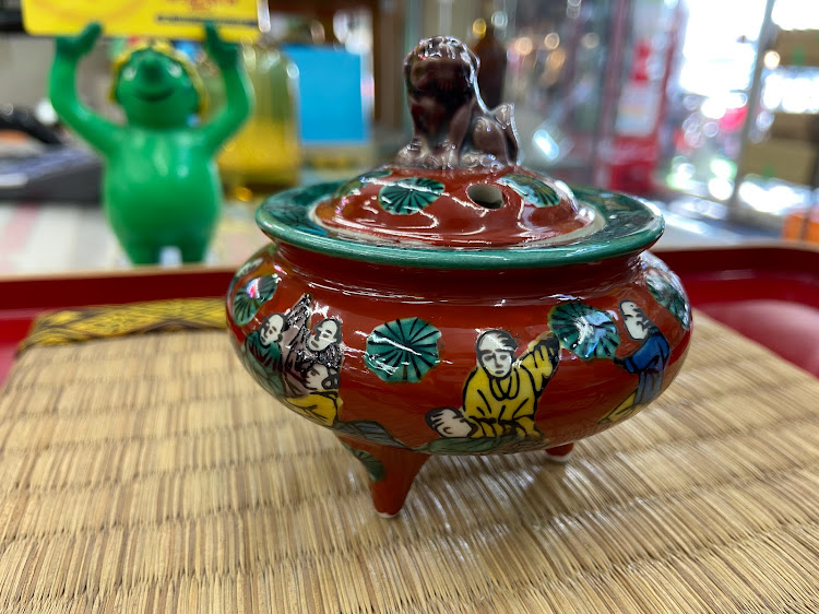 九谷 木米』の香炉 3号豆香炉 木米 – Juttoku.