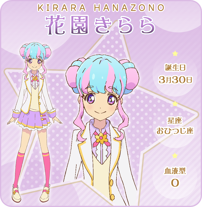 花園きらら アイカツスターズ アイカツ！アニON マグネット付きバッジ