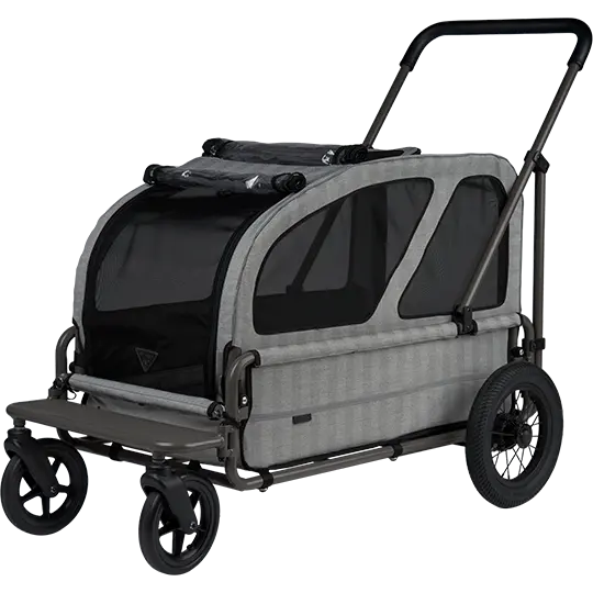 ライフバギーのエアバギー＞にマニッシュなヘリンボーンツイード生地で