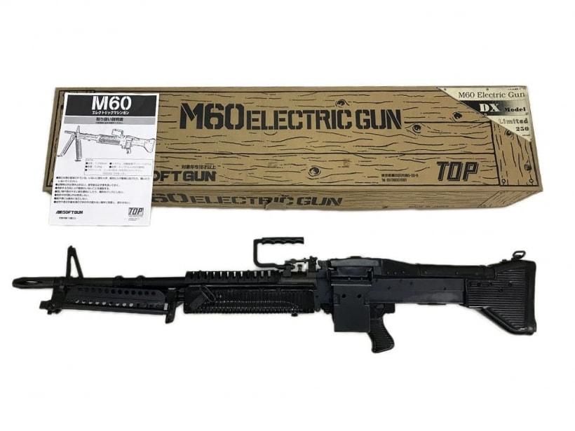 東京 TOP M60 電動ガン 新品未使用 激レア 希少 TOP] M60 デラックス