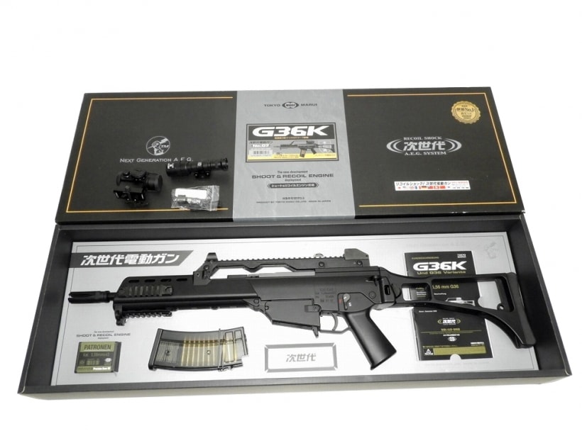 東京マルイ 次世代電動ガン G36k ドットサイト,フラッシュライトセット