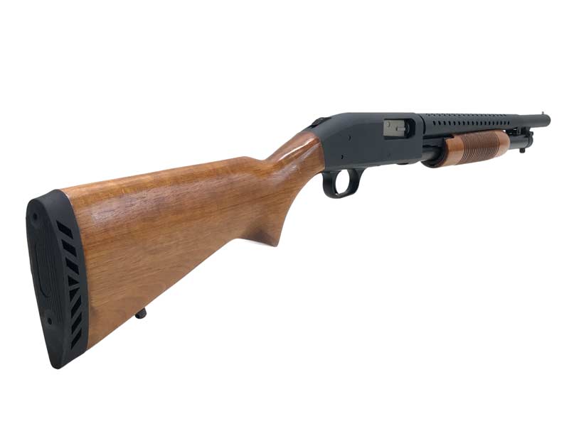 希少 限定 木製ストック マルシン モスバーグM500 ガス銃 ショットガン