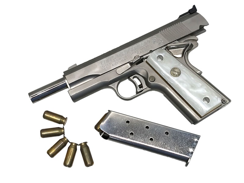 MGC製 コルトガバメント M1911 ゴールドカップシルバー MGC製 コルト