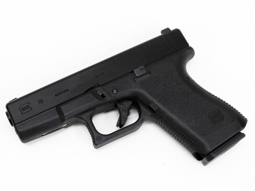 KJ WORKS] グロック19 樹脂スライド 無刻印Ver. リアル刻印・2nd