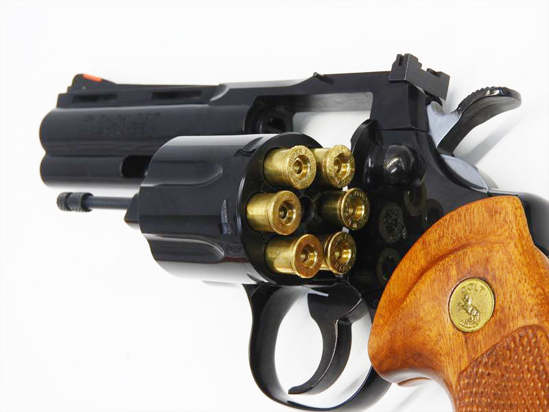 未発火美品！コクサイS&W M65 4インチモデルガン純正木グリ付き