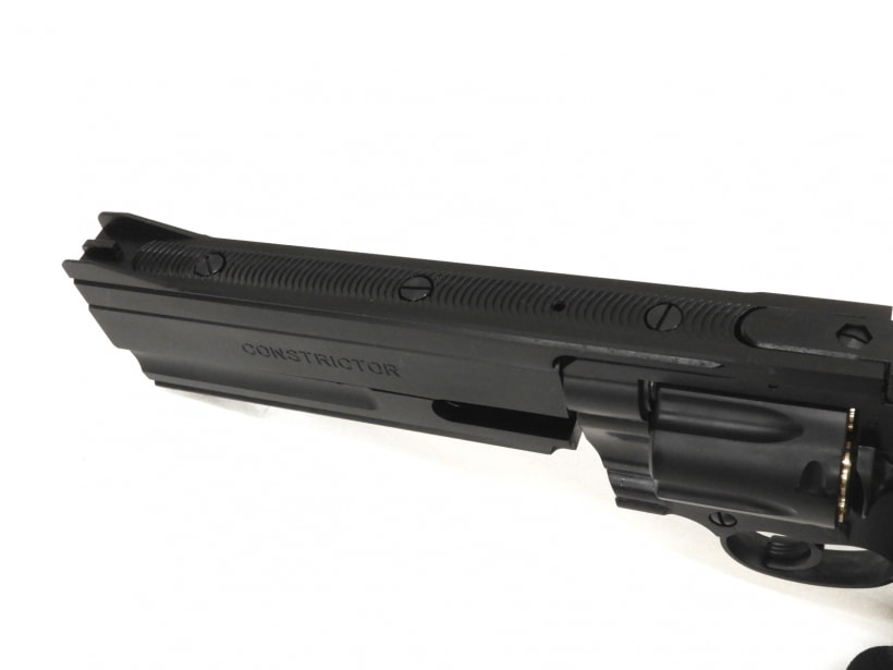 マルシン コンストリクター マットブラックABS 木製グリップ リボルバ