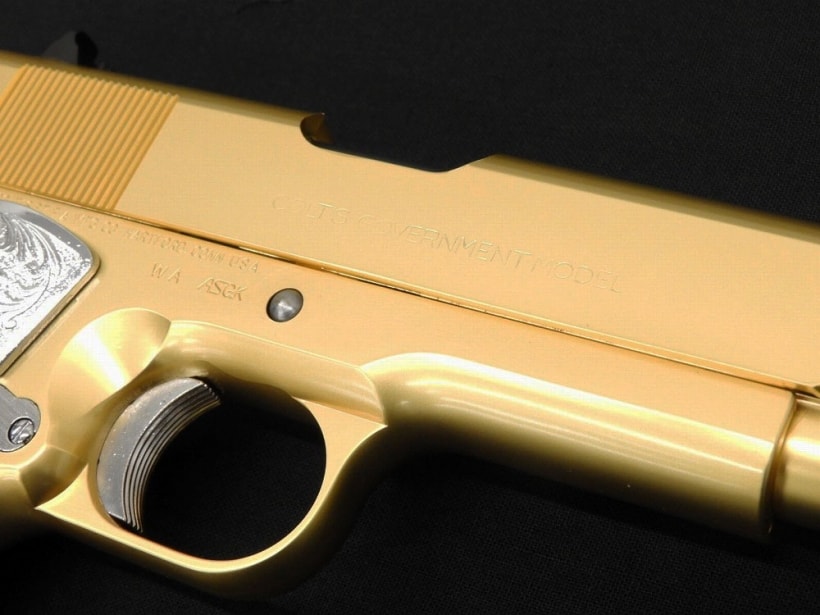 WA] コルトガバメント プレミアムエディション ゴールド ガスブロー