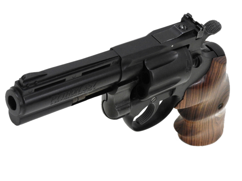 MGC製モデルガン、 New_MGC製木製グリップ付き MGC製モデルガン