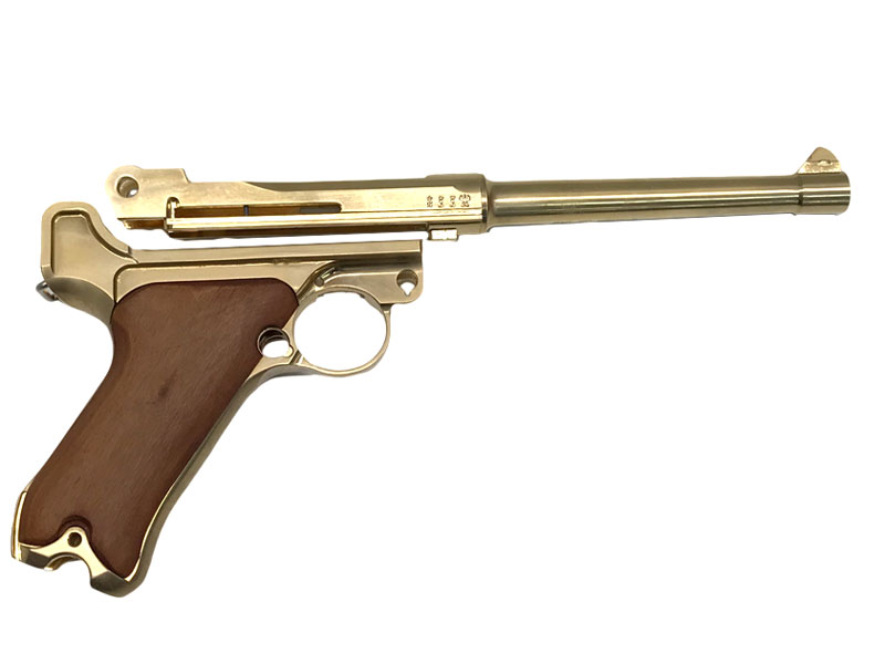 Marushin マルシンルガーP-08 モデルガン ゴールド SMG規格品 Luger P