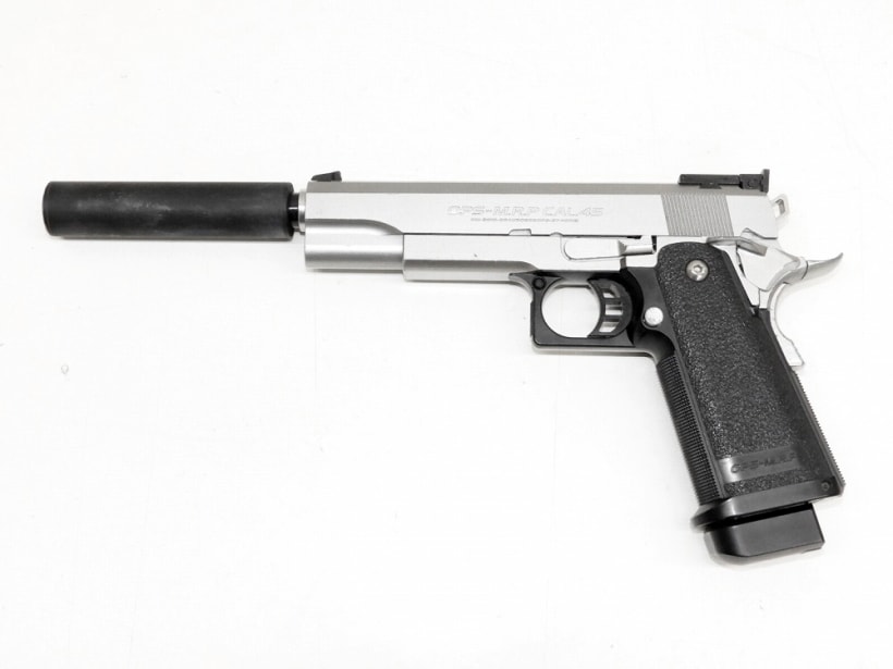 東京マルイ] ハイキャパ5.1 ステンレスモデル サイレンサーカスタム