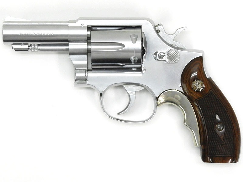 絶版【コクサイ】s&w M64モデルガン+交換用木グリ 絶版【コクサイ】s&w