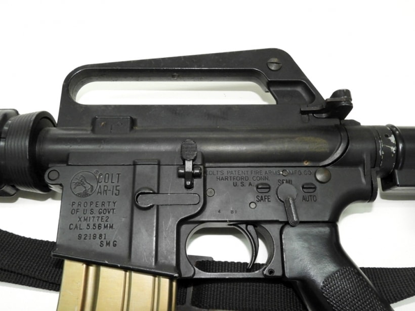 マルシン] COLT XM177E2 コマンド スリング・BKマガジン 付き (中古)の
