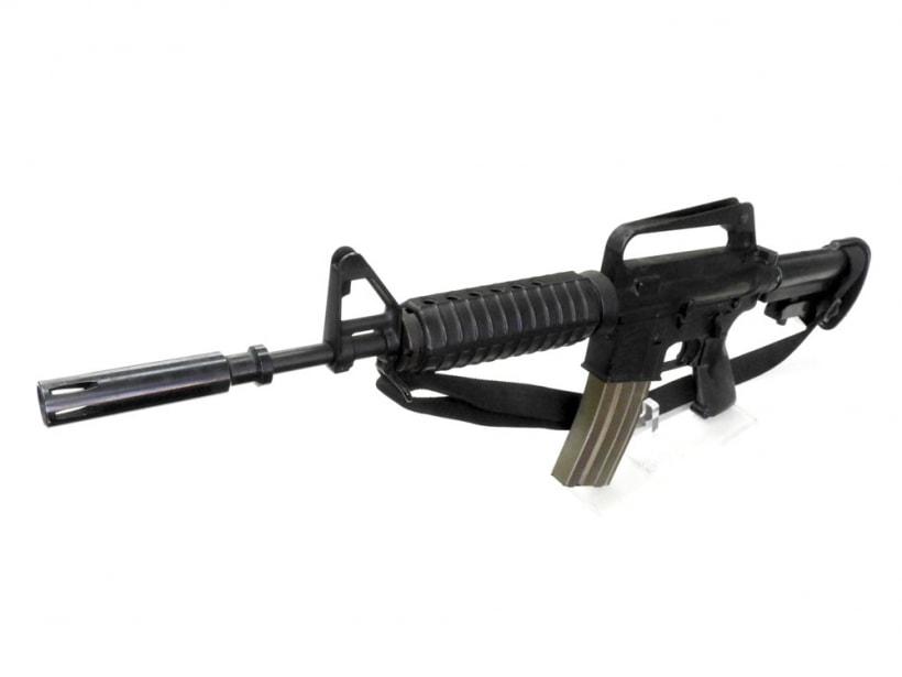 マルシン] COLT XM177E2 コマンド スリング・BKマガジン 付き (中古)の