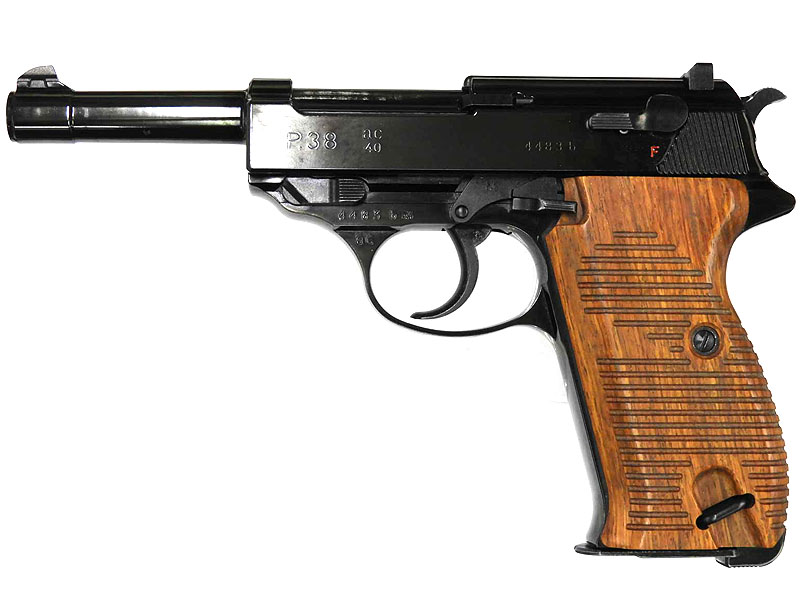 美品 マルゼン 【美品】マルゼン ワルサーP38 ac40 ブラックメタル PA