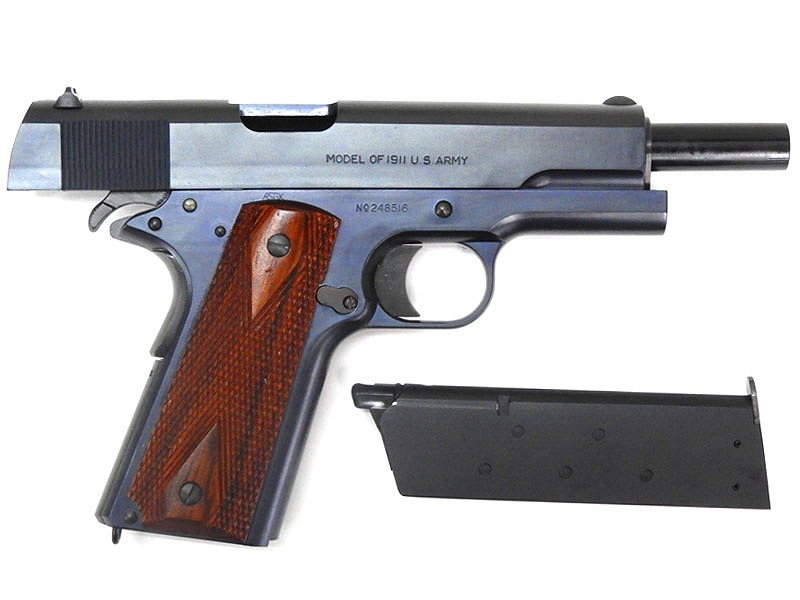 WA] コルト M1911 ワイルドバンチ/ガンブルー マグナブローバック 8丁
