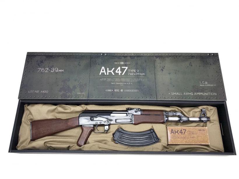 東京マルイ 次世代電動ガンAK47type3外装カスタム品（元パーツあり）
