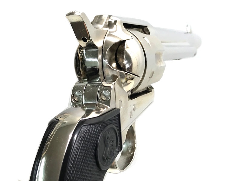 最新ロット未使用 タナカ コルトSAA ニッケルフィニッシュ ガス