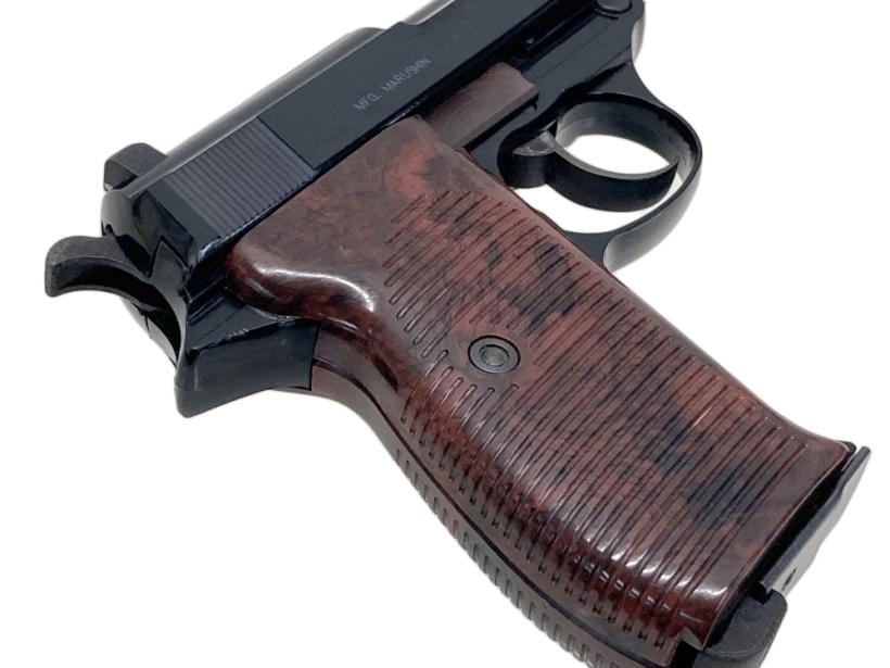 P38 トイガン ブラック/ブラウン マルシン P38 トイガン ブラック