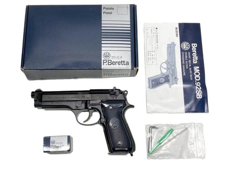 ACG/スズキ] ベレッタ M92SB ABS 発火モデルガン ヘアライン仕様 (中古