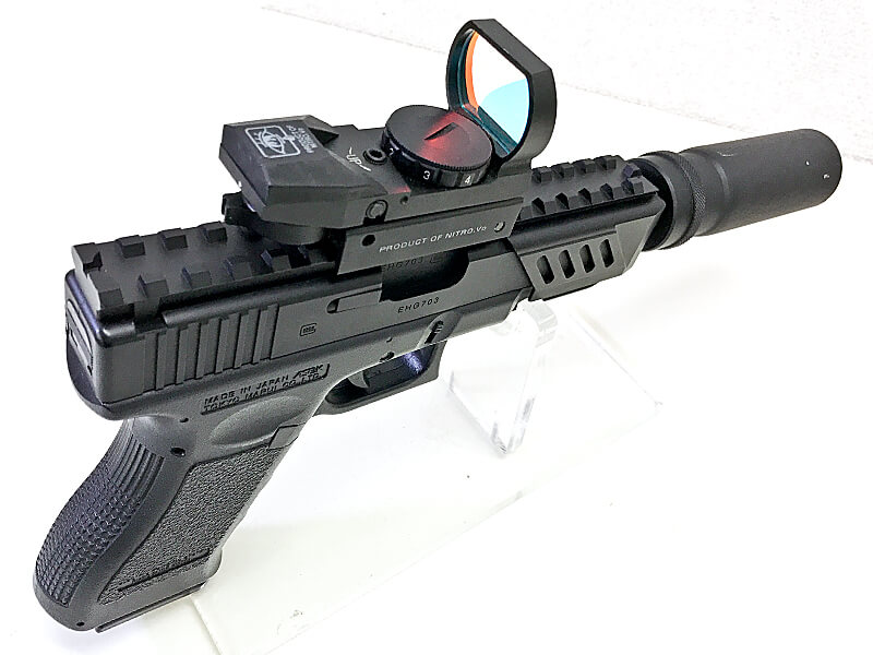 東京マルイ GLOCK18C ガスガン (カスタム済み) ドットサイト付 東京