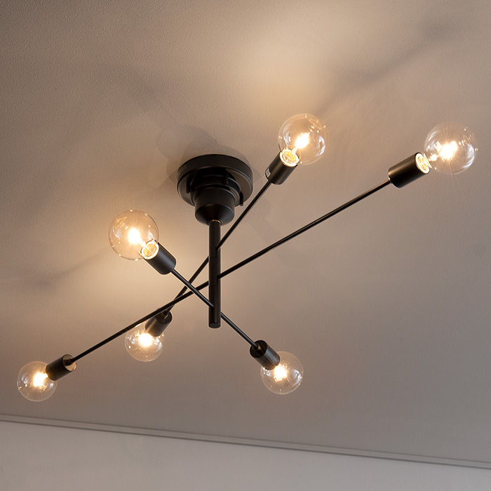 シーリングライト Astre(アストル) 電球6個セット販売 | 家具