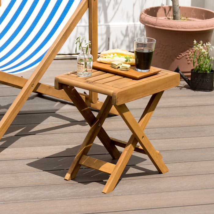 折りたたみ式 アカシアサイドテーブル | 家具・インテリア通販 【公式