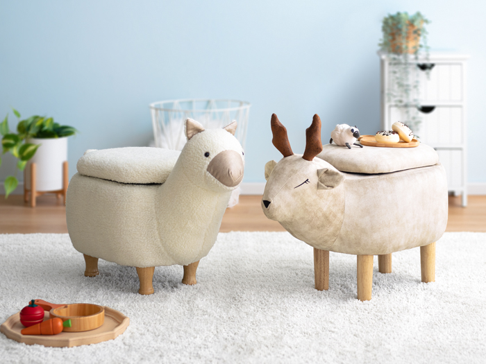 収納付きアニマルスツール ANIMO(アニモ)Mサイズ Aタイプ | 家具