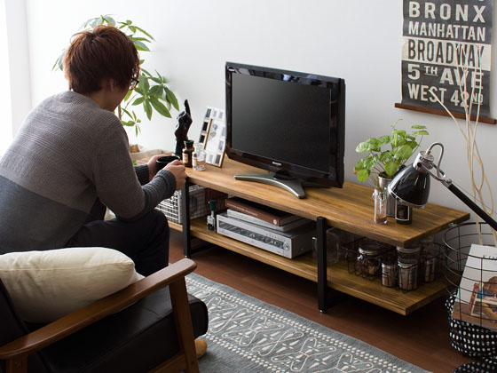 ヴィンテージウッドTVボード Lewis〔ルイス〕 150cm幅 スタンダード