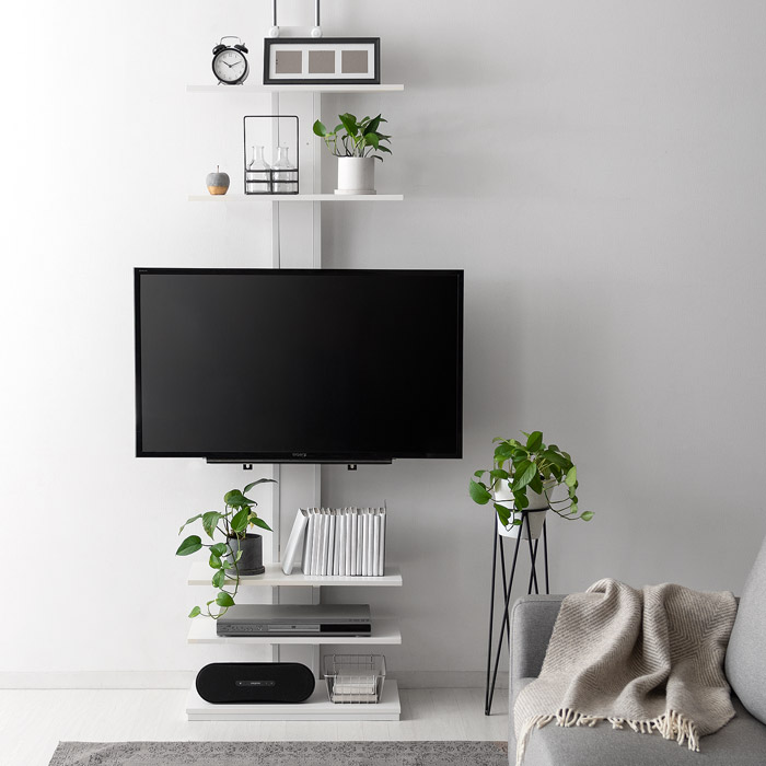 壁掛け風つっぱりテレビスタンド MOLLY(モリー) | 家具・インテリア
