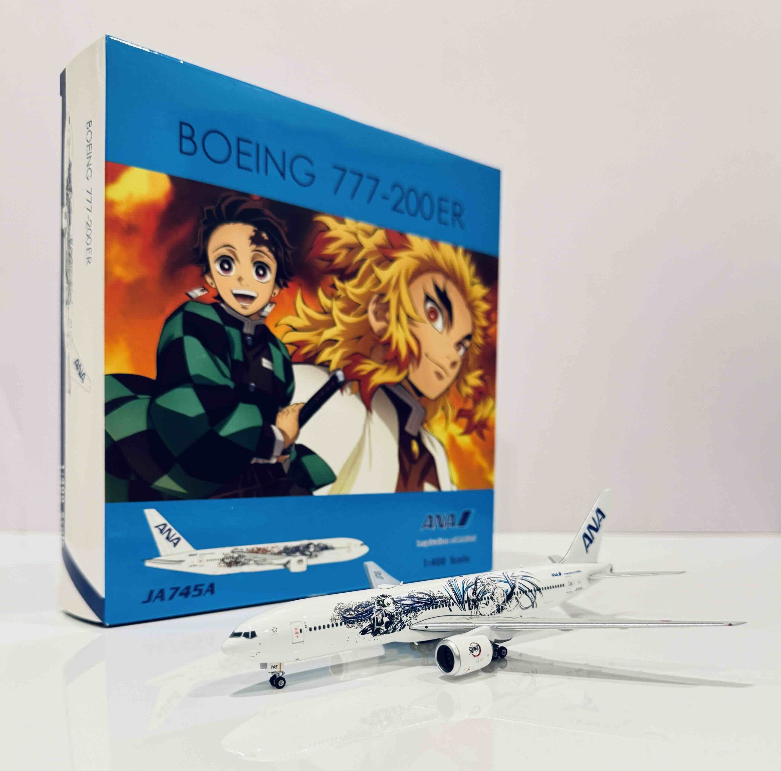 ANA 777-200ER 全日空 鬼滅の刃 JA745A 1:400 ANA B777-200ER JA745A 1/