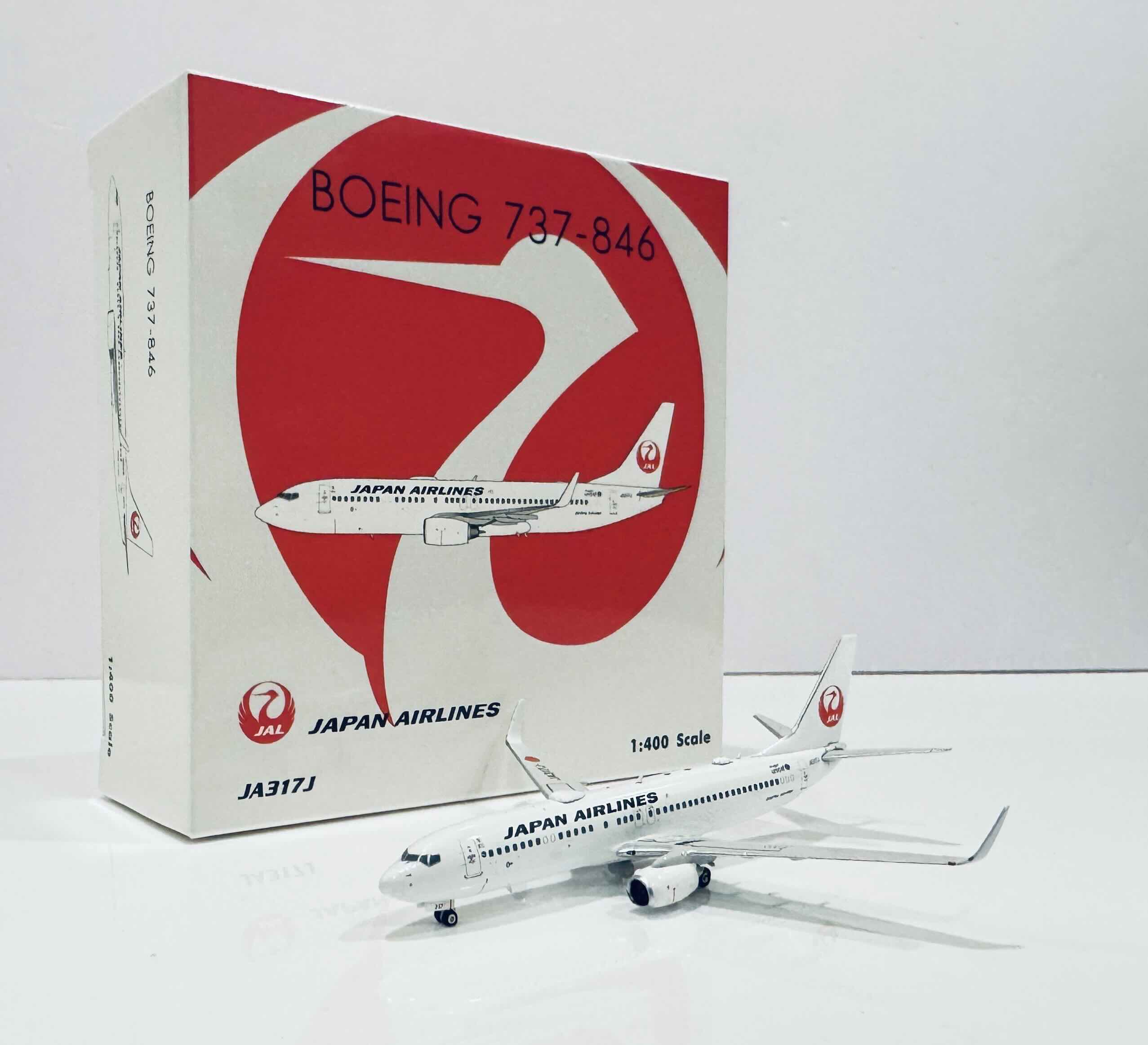 JAL 737-800 日本航空 JA317J 1:400 ph PH04643 Japan Airlines (JAL