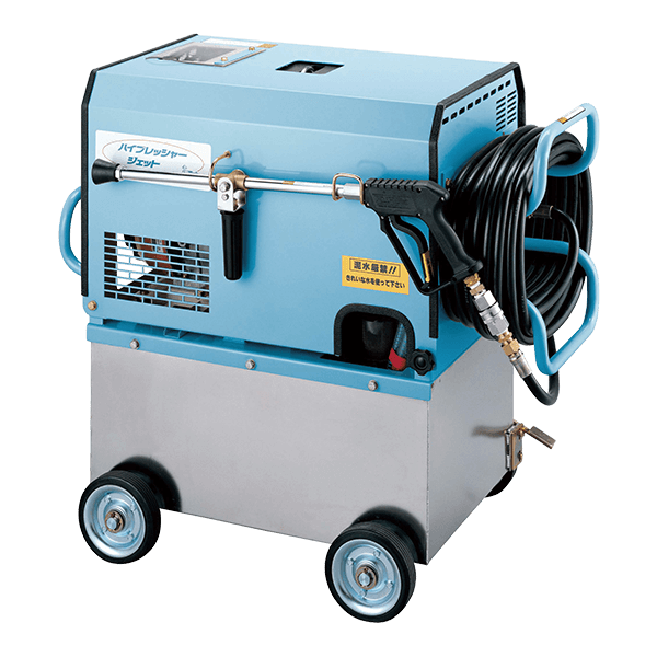 エンジン高圧洗浄機 キーで起動 ディーゼル燃料セル式始動 エンジン式